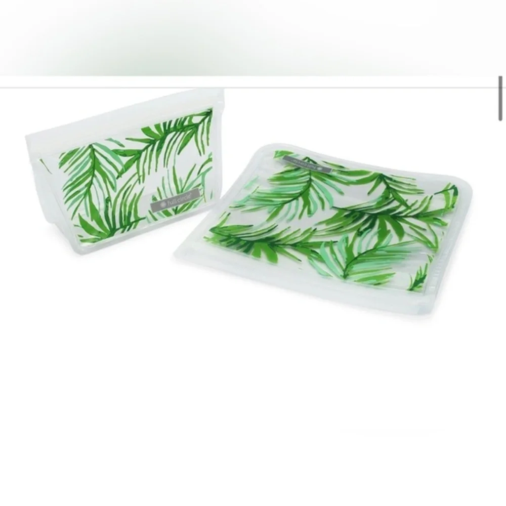 4pc ZIPTUCK Reusable leak proof BPA free snack & sandwich storage Bags‎ new